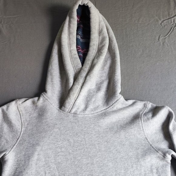 Roxy street wear hoodie women's size M grey knit kangaroo pocket - Picture 2 of 9